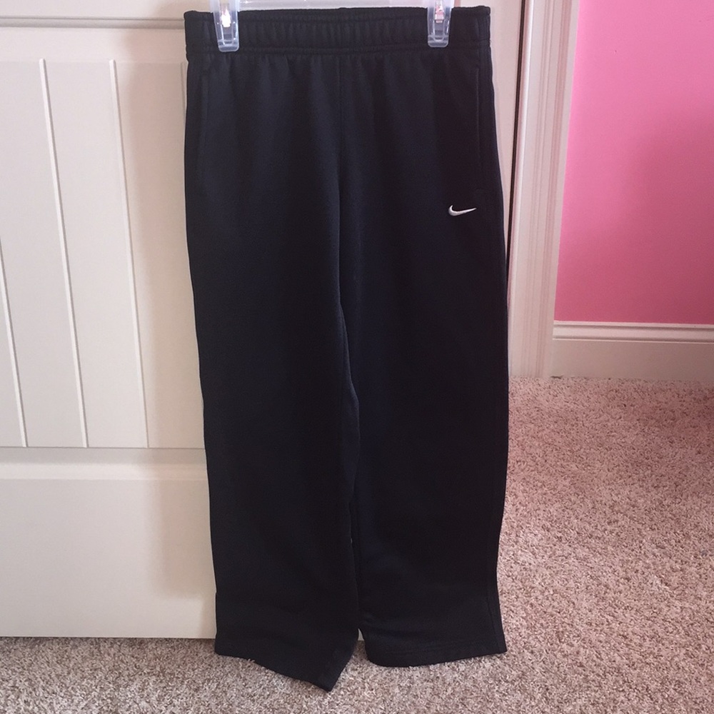 Kids Black Thermal Sweatpants